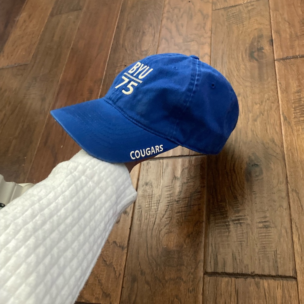 Blue hat